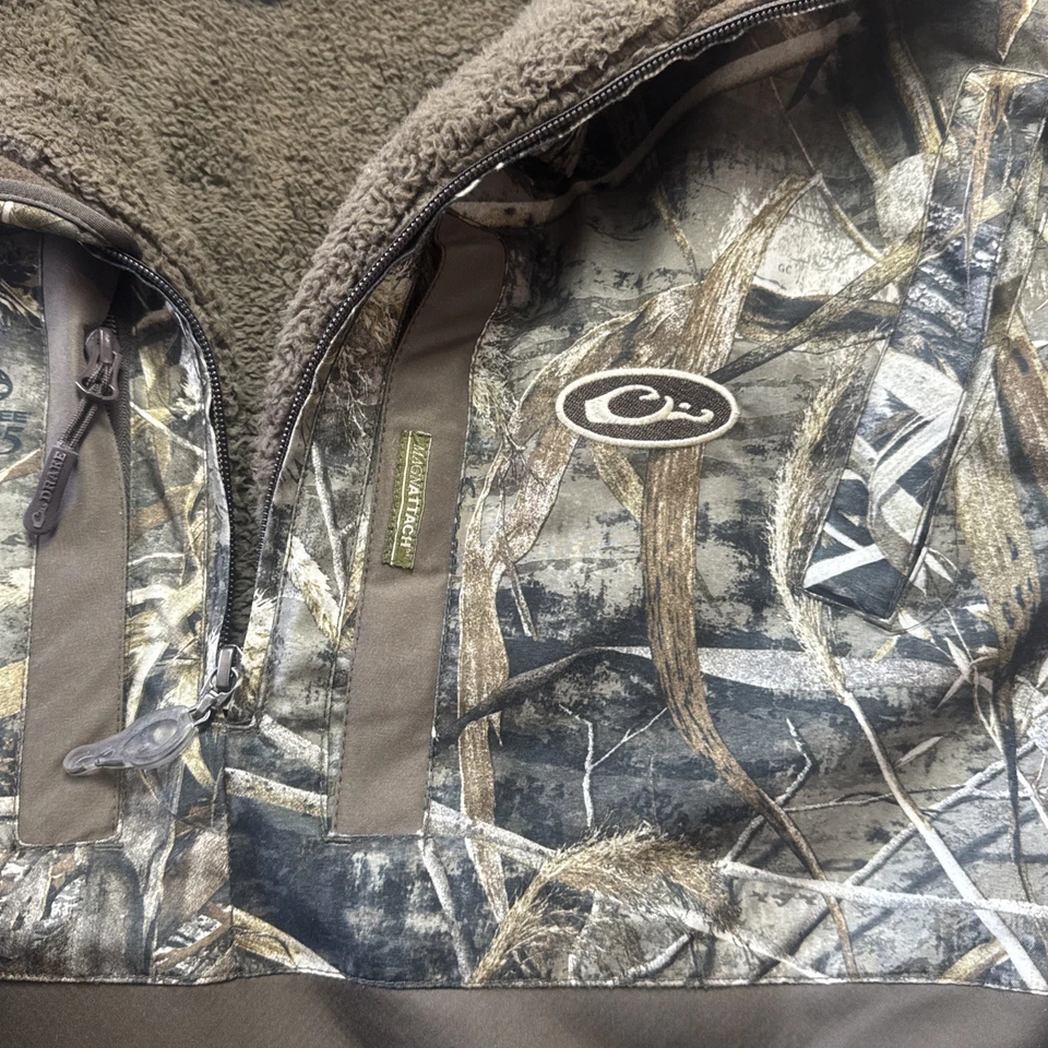 Drake Waterfowl 1/4 zip Pullover Coat Fleeced Lined  Size 2XL - Image 4 of 4