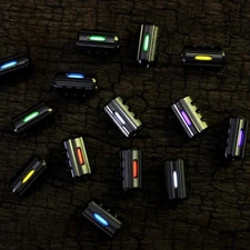 Titanium Knife Lanyard Bead Paracord Pendant Glow in the Dark 25 Years Life EDC