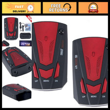 2PCS 360 Radar Detectors 1080p HD Webcam with Microphone, Voice Alert, GPS Sp