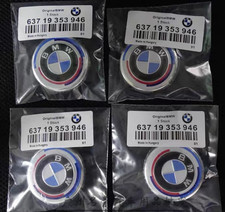 4pcs 68mm 50th Anniversary For Bmw Wheel Center Hub Caps Badge Emblem Original