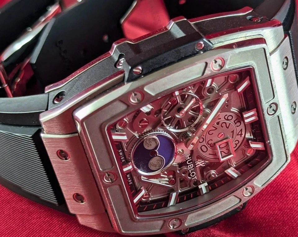 Hublot Spirit of Big Bang Titanium 42mm Skeleton Moonphase 647.NX.1137.RX - Image 4 of 4