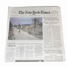 The New York Times Newspaper December 31 2025 Complete Print Paper UNREAD NYT The New York Times Newspaper December 31 2025 Complete Print Paper UNREAD NYT