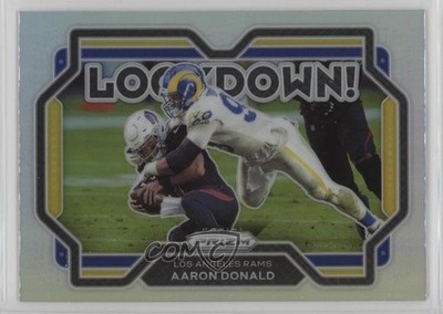 2021 Panini Prizm Lockdown! Aaron Donald #15 fm0