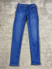 American Eagle Jeans Womens 0 Blue Hi Rise Jegging Super Stretch Skinny