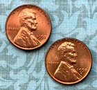 WHEAT ROLL- 1958 RED!!!! "P"/1958"D" "BU" ends - 1910-1958 mixed dates/mm, INFO!