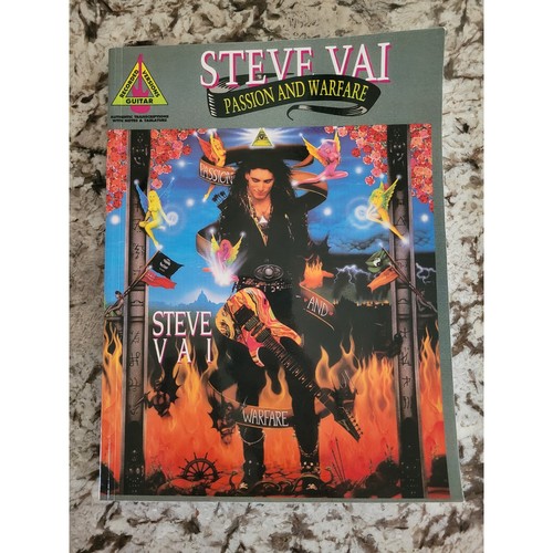 Steve Vai Passion & Warfare Guitar Recorded Versions Tab Book Sheet Music 1991