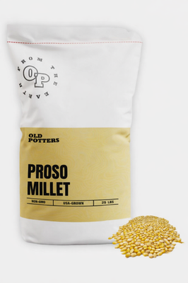 #ad Old Potters Wildlife White Millet Non GMO USA Grown Attracts Birds 25 lb $36.99