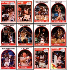 1989 Los Angeles Clippers (59) Card Lot - RARE TREASURE