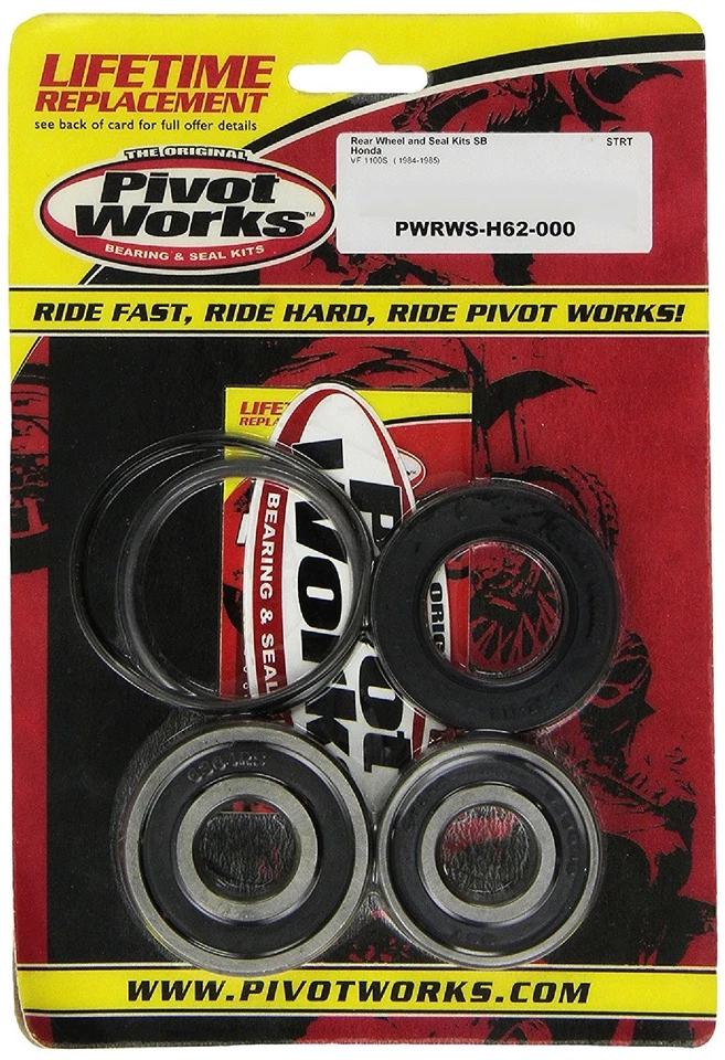 New Pivot Works Wheel Bearing Kit For Honda VF 1100 S V65 Sabre 83 84 85 86 Foto 2 de 2