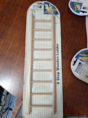 PENN-PLAX 9 Step Wooden Ladder