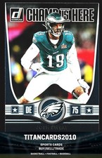 Josh Sweat 2025 Panini Donruss CHAMP IS HERE Philadelphia Eagles #CIH-JST