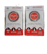 Dryel at Home Dry Cleaner Starter Kit with  Cleaning Cloths Fresh Scent Lot Of 2