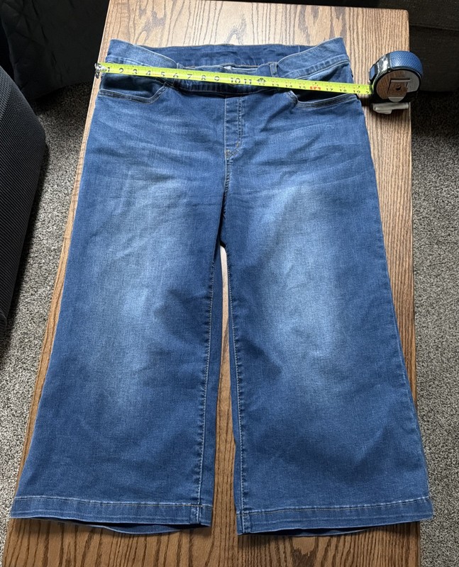 Betabrand Jeans Crop Wide Leg Size XXL Petite