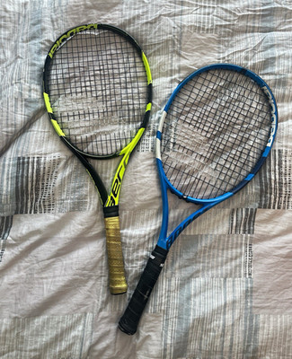2x Babolat Tennisschläger besaitet, Aero Lite L4 und Boost D, einzeln abzugeben