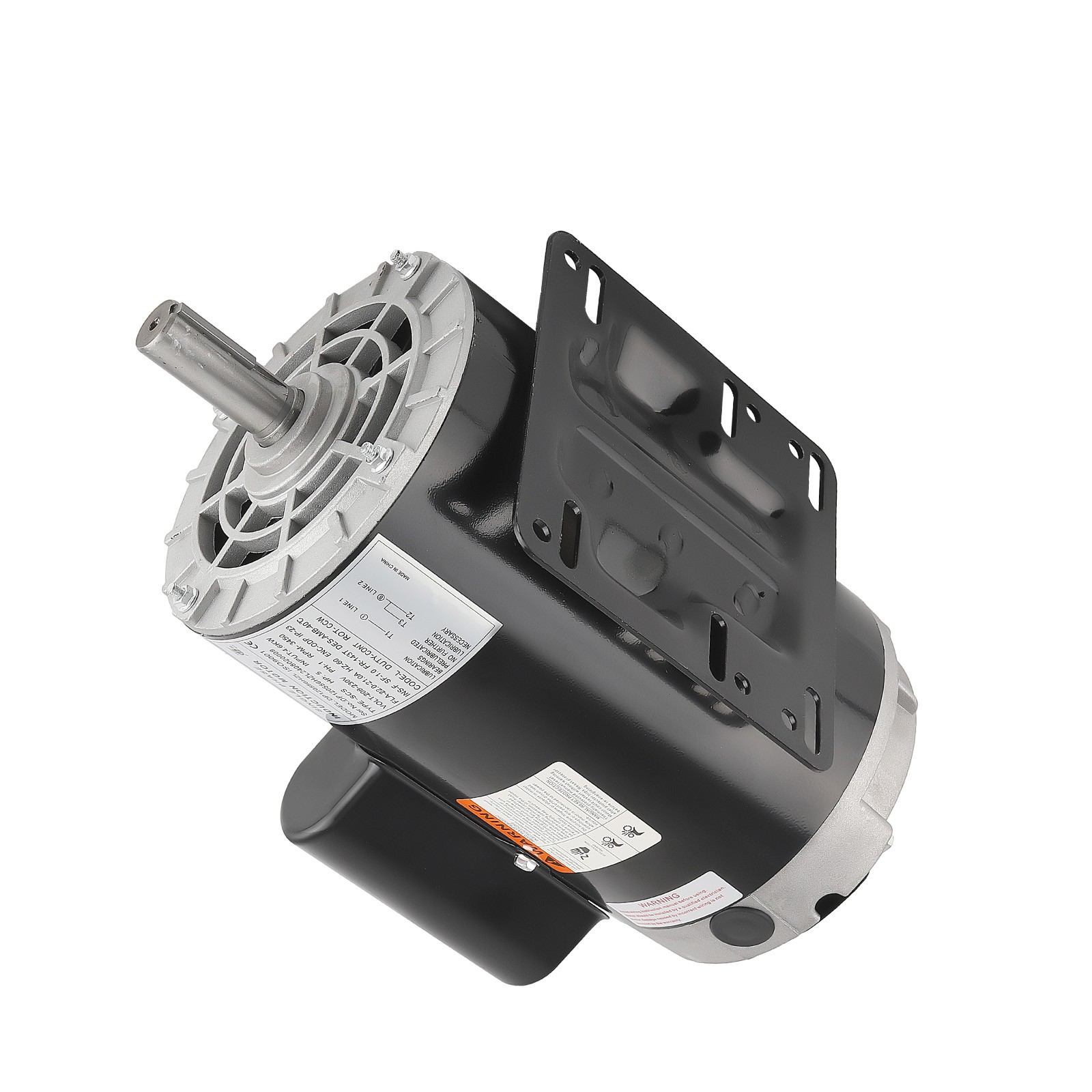 5HP Air Compressor Electric Motor 3450RPM Single Phase 7/8" Shaft Heavy Duty