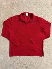 The North Face Women's TKA 100 Glacier 1/4 Zip Fleece Pullover Red Large — listing 3