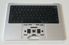 MacBook Pro 14" A2918 2023 Palmrest w/ BL Keyboard Battery Silver 661-35709 OEM.