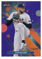 Devin Williams 2025 Topps Finest Purple Refractor Parallel #71 Serial #'d /250