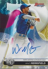 Whit Merrifield 2020 Bowman's Best - Best of 2020 Autographs #B20-WM (AU)
