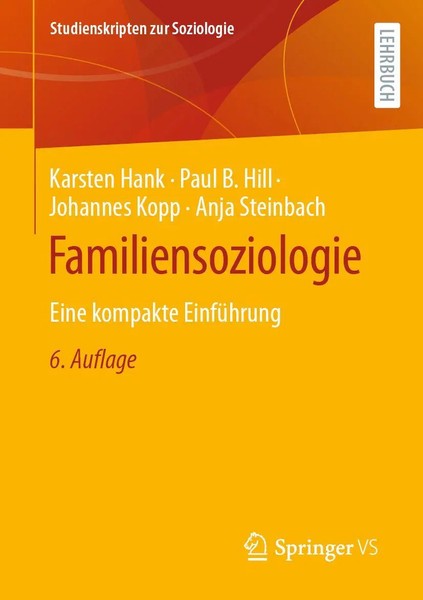 Familiensoziologie Eine Kompakte EinfüHrung Karsten Hank (U. A.) Taschenbuch-image