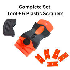 Plastic Scraper Tool Glass window Cleaning Paint Removal dirt Sticker Removal
