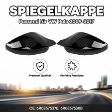 Spiegelabdeckung Spiegelkappe Gehäuse Abdeckung für VW Up Polo 6C1 6R1 09-17