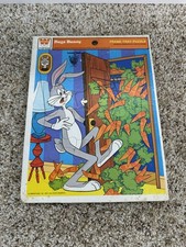 Bugs Bunny Frame Tray Puzzle Dated 1978 Warner Bros. Vintage Whitman