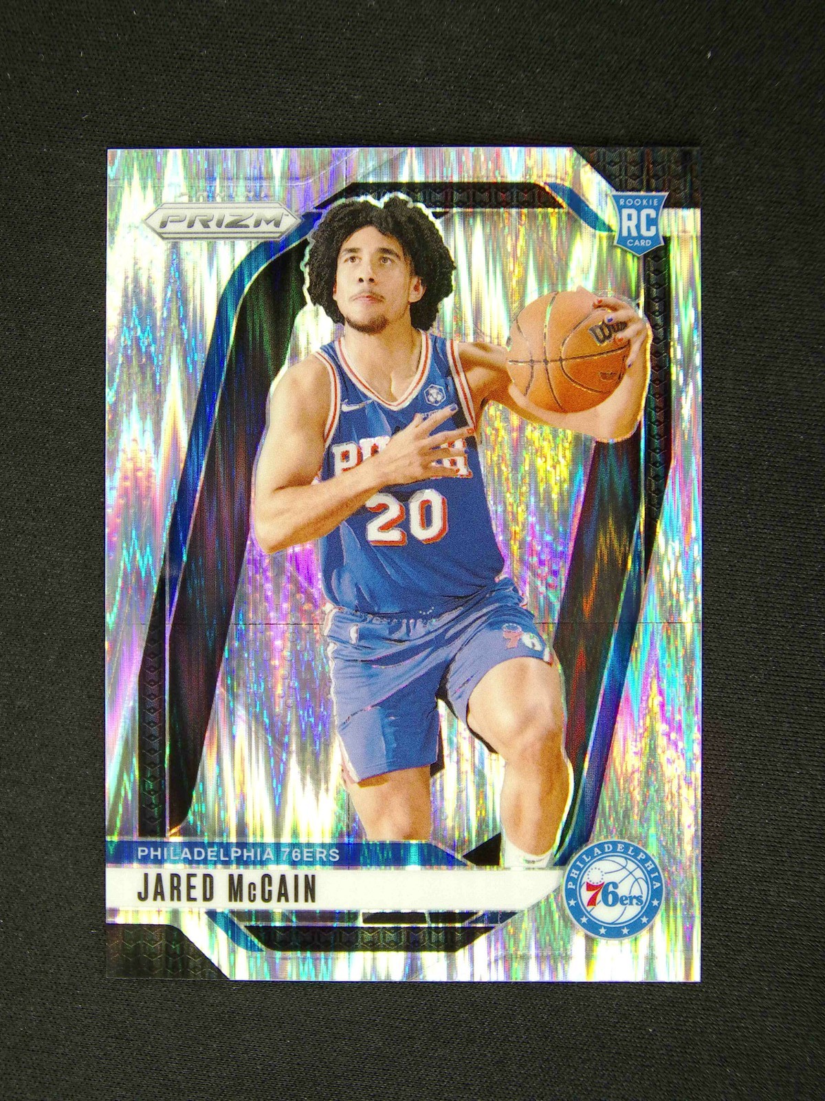 2024-25 Panini Prizm Jared McCain #222 RC Rookie Skewed /249