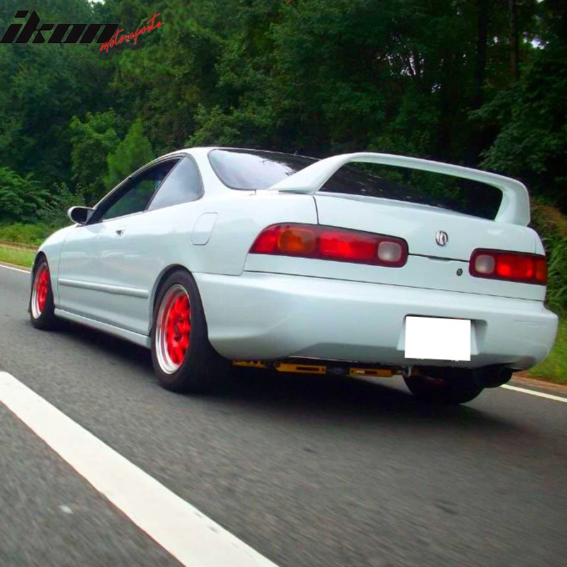 Fits 94-01 Acura Integra DC2 Type R TR Rear Trunk Spoiler Painted #NH538 White Foto 2 de 4