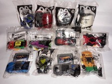 Mixed McDonald's Hot Wheels car/toy lot of 12 2012-2018 SEE PICTURES