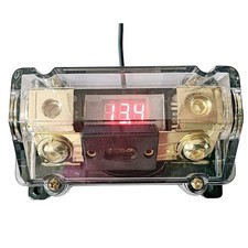 Car Audio Digital Led Display Fuse Holder ANL Include Fuse Distribution block...