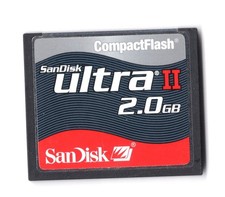 SanDisk Ultra II 2GB CF Compact Flash Camera Memory Card