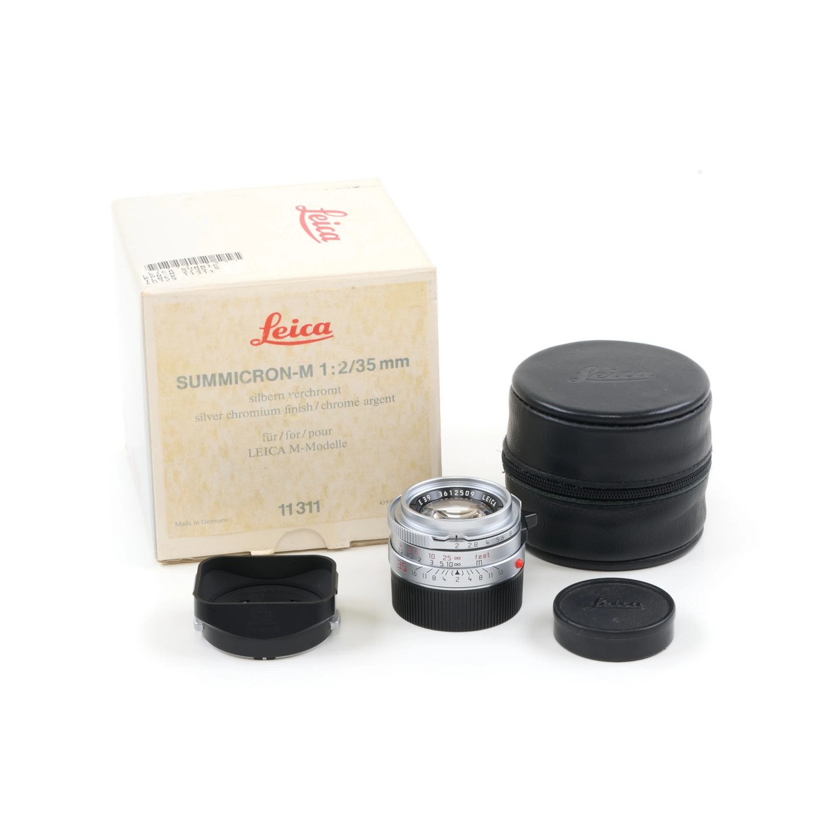 【中古】Leica ライカ SUMMICRON-M 35mm f/2 第4世代 6-bit 11310 ドイツ製 7枚玉 元箱付き 中古】Leica ライカ SUMMICRON-M 35mm f/2 第4世代 6-bit 11310 ドイツ