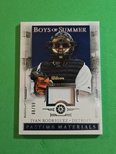 2025 Ivan Rodriguez /99 Panini Boys Of Summer #PM-IR Pastime Materials Patch