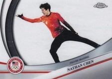 2026 Topps Chrome U.S. Winter Olympic & Paralympic Team Nathan Chen 26 USA