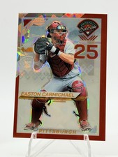 2025 Panini Prospect Edition EASTON CARMICHAEL #159 Red Cracked Ice Prizm