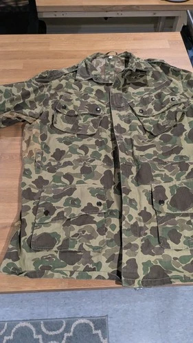 Camouflage jacket men duck frogskin camo P-42  size 2XL  used - product listing photo