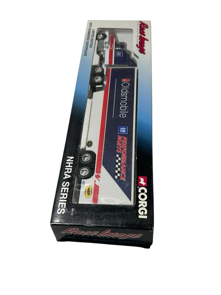 Corgi Race Image NHRA Series Oldsmobile LE 1:64 Die Cast Semi Truck Trailer NIB - Image 4 of 4