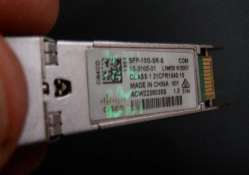 LOTE DE 10 HOLOGRAMAS Módulo Transceptor Cisco SFP-10G-SR-S 10-3105-01 Foto 2 de 4