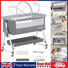 Baby Bedside Crib Sleeper Bassinet Safe Co-Sleeping Storage Bag Easy Qrjutfpgeca