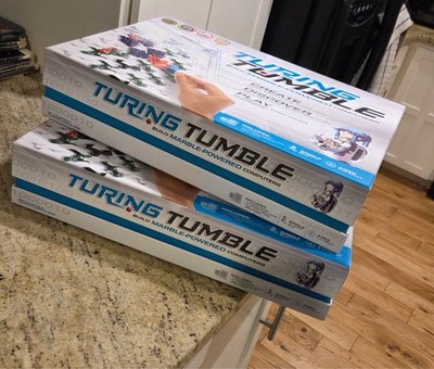 Lot of 2 Turing Tumble Build Marble Powered Computer Coding Puzzle Board Game