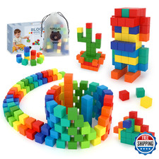 BananMelonBM 100 PCS Magnetic Building Blocks, for Toddlers Age 3-5, for Kids Ag