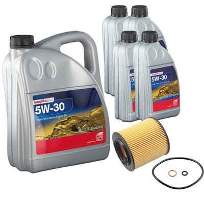 FEBI BILSTEIN Ölfilter 9L Longlife Plus 5W-30 für BMW 3er E90 325i
