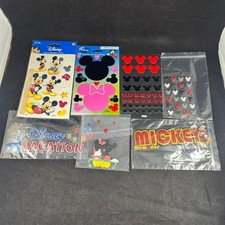 MICKEY  MINNIE MOUSE DISNEY VACATIONS STICKER / SCRAPBOOKING DECAL LOT - NEW