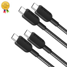 Anker USB C to USB C Cable,Type C Charger Fast Charging Cord 3Ft,2Pack for Iph