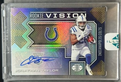2020 Panini Illusions Rookie Vision #RV10 Jonathan Taylor Auto /25 Colts