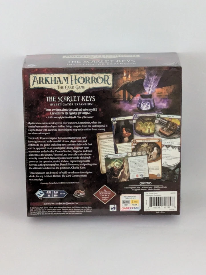 Arkham Horror Card Game The Scarlet Keys Investigators Expansion LCG New Sealed - Image 2 of 4
