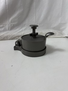 Vintage Cast Iron Hamburger Patty Press Manual Meat Tool Adjustable Heavy Duty