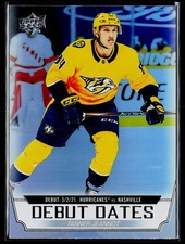 2022-23 Upper Deck #DD-24 Tanner Jeannot Debut Dates Gold Nashville Predators
