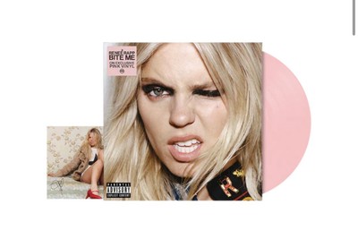 PRE-SALE Renee Rapp - Bite Me - Baby Pink Vinyl- Alternate Cover, Signed Insert